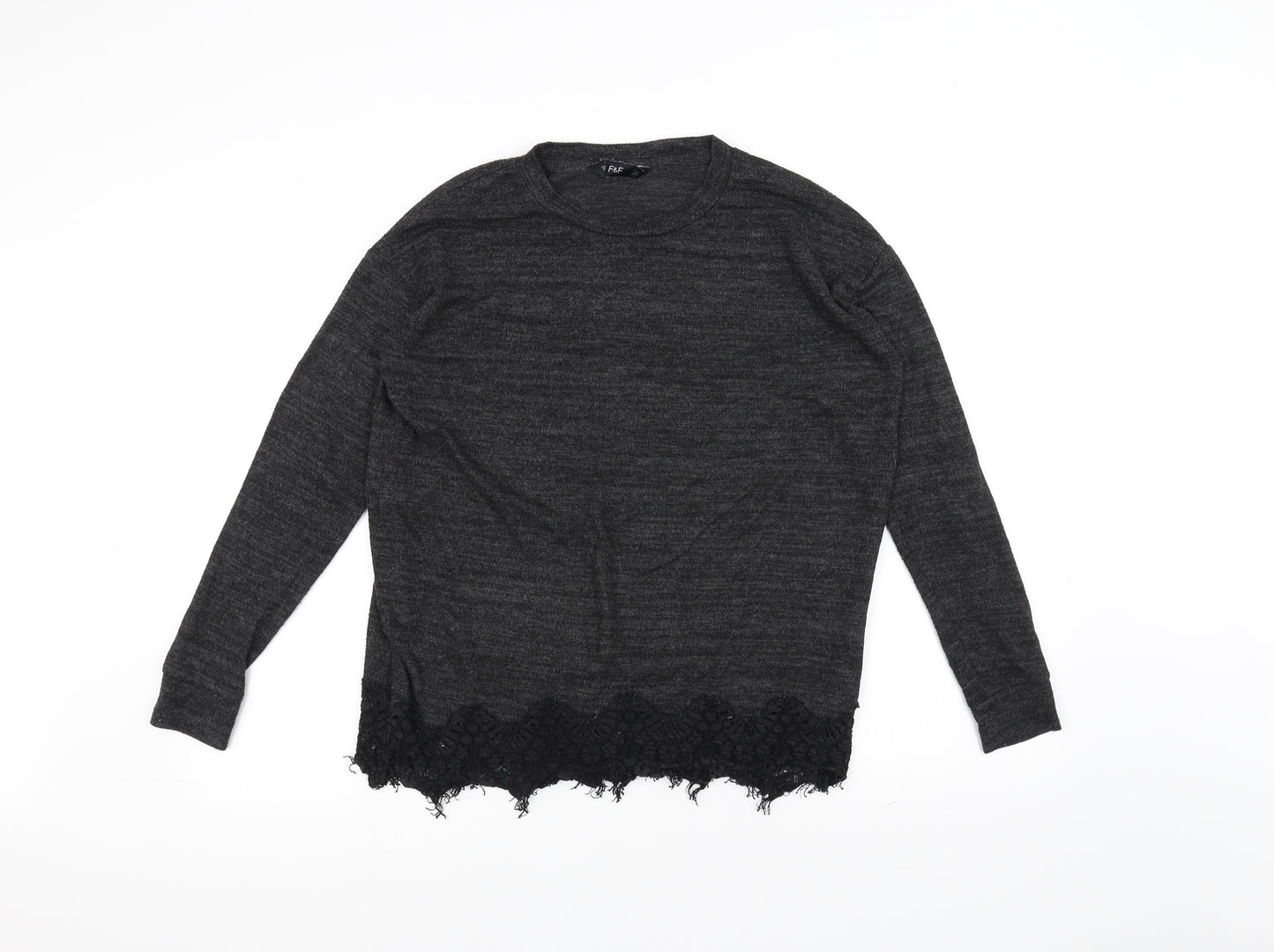 F&F Womens Black   Pullover Jumper Size 6