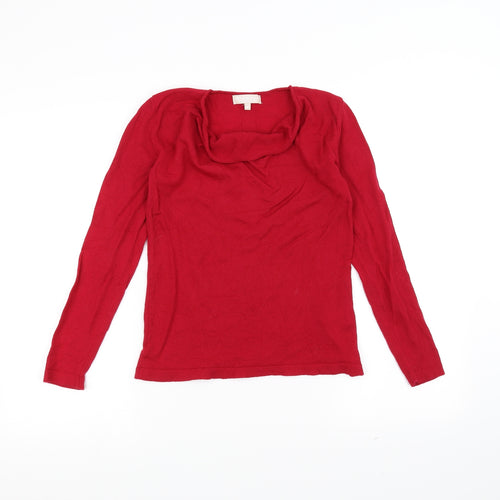 Benedetta B Womens Red   Pullover Jumper Size M