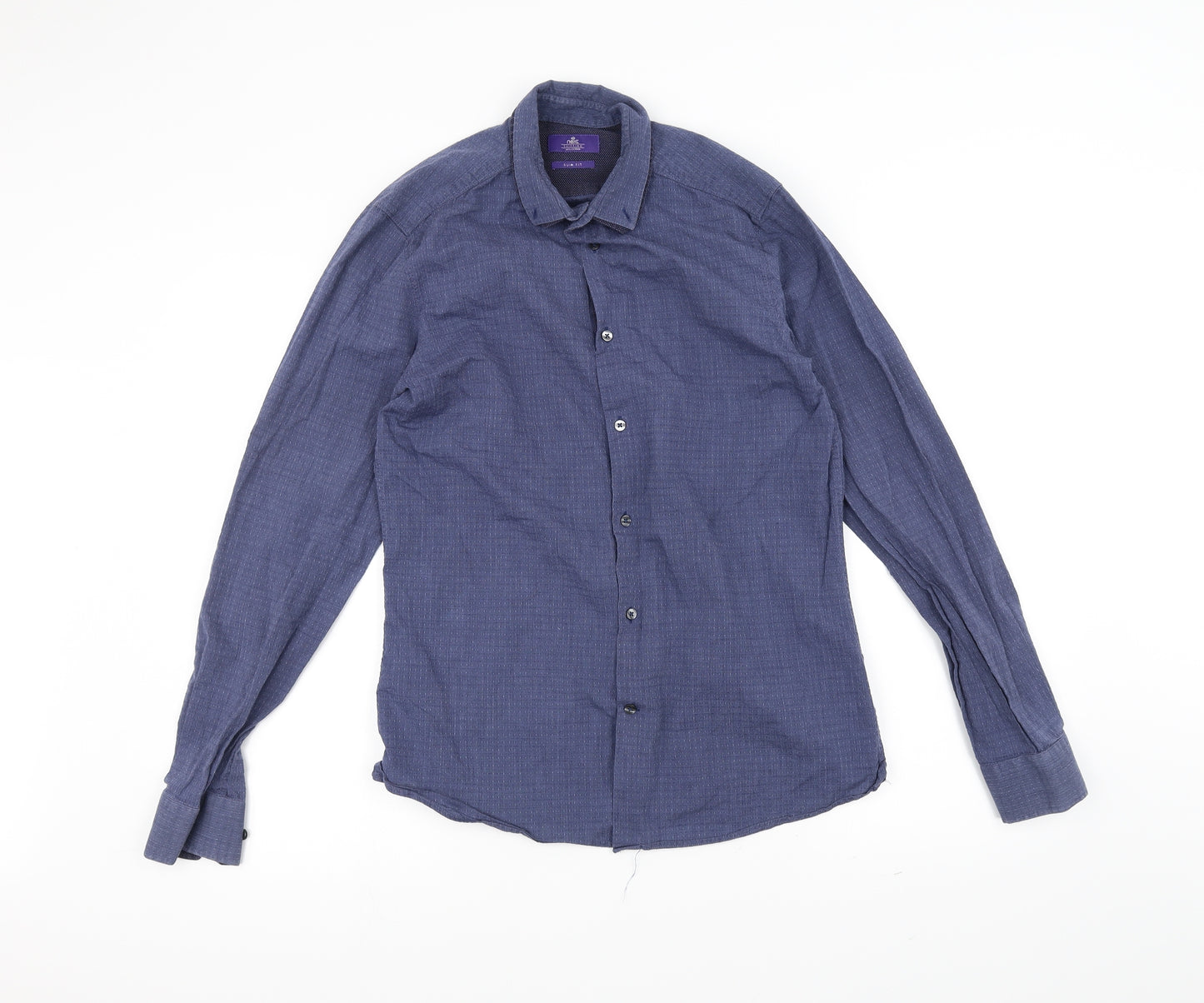 NEXT Mens Black    Dress Shirt Size 15.5