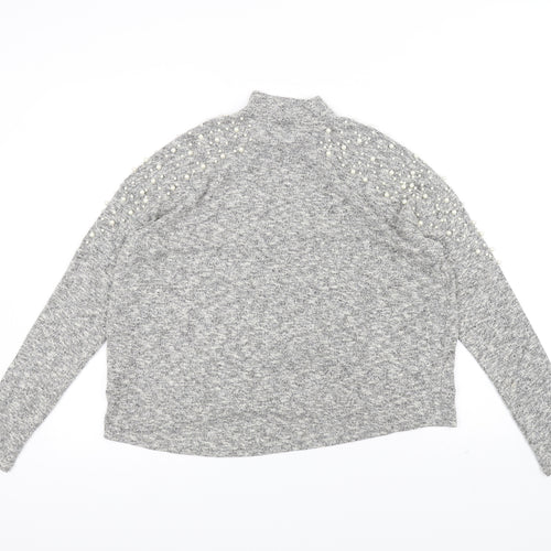 H&M Womens Grey   Pullover Jumper Size S