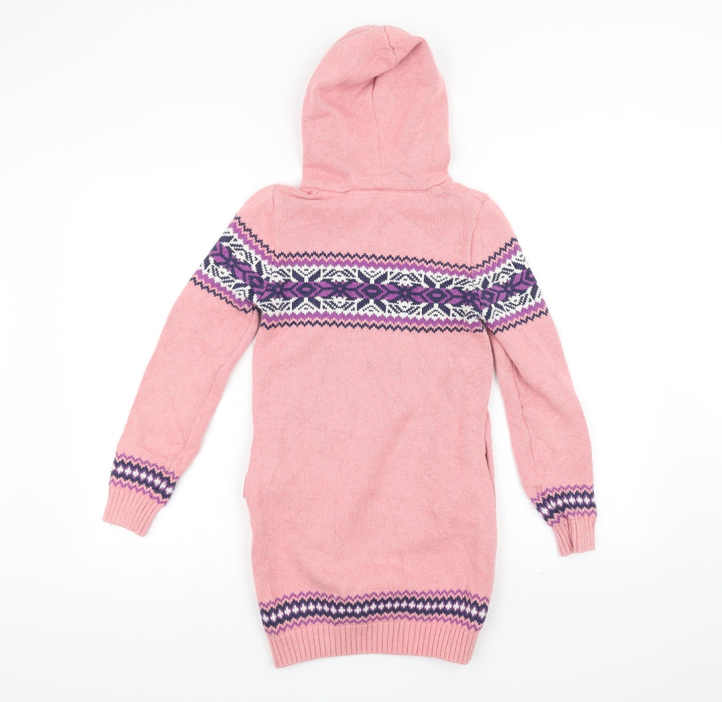 Fat Face Girls Pink   Pullover Hoodie Size 10-11 Years