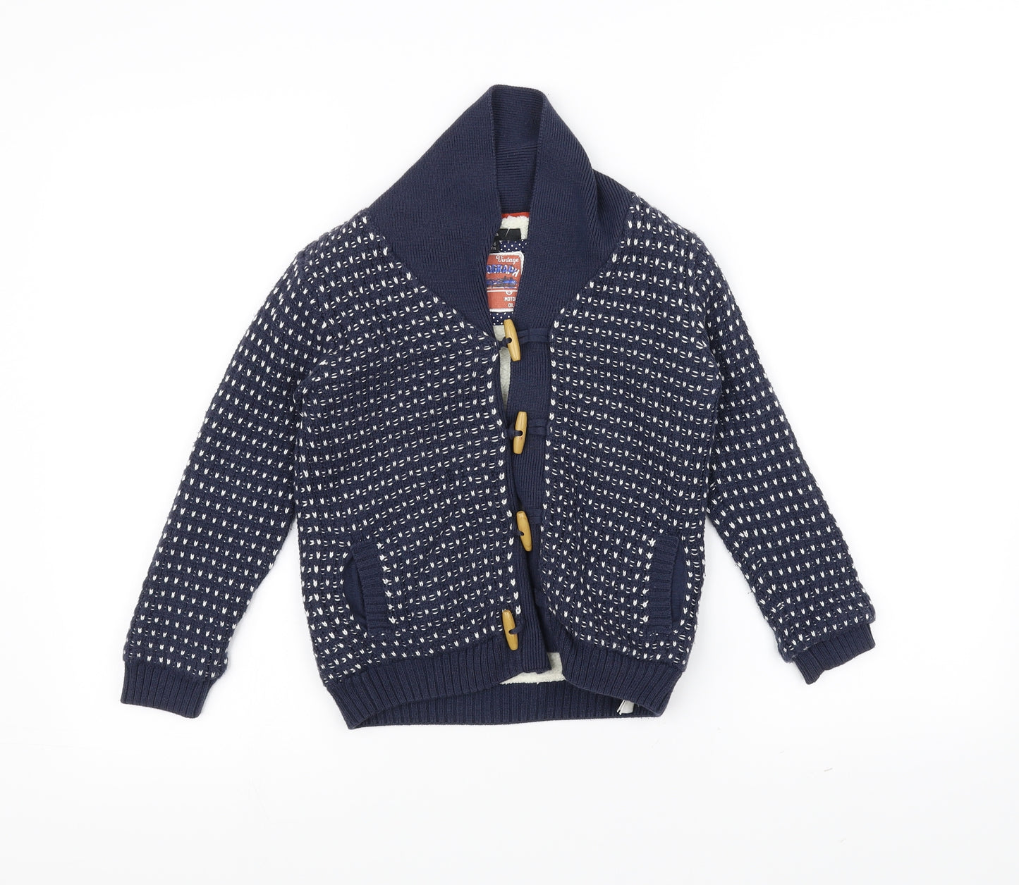 Autograph Girls Blue  Knit Jacket Coatigan Size 5-6 Years