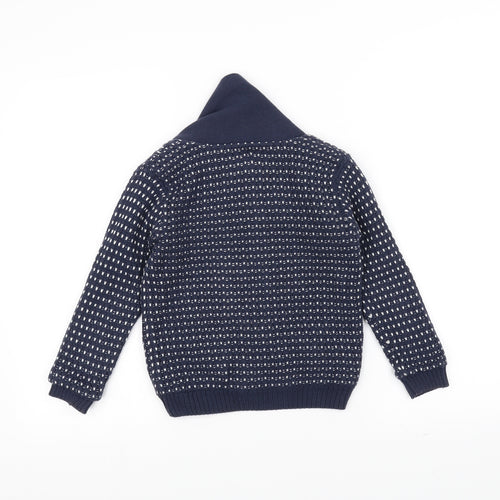 Autograph Girls Blue  Knit Jacket Coatigan Size 5-6 Years