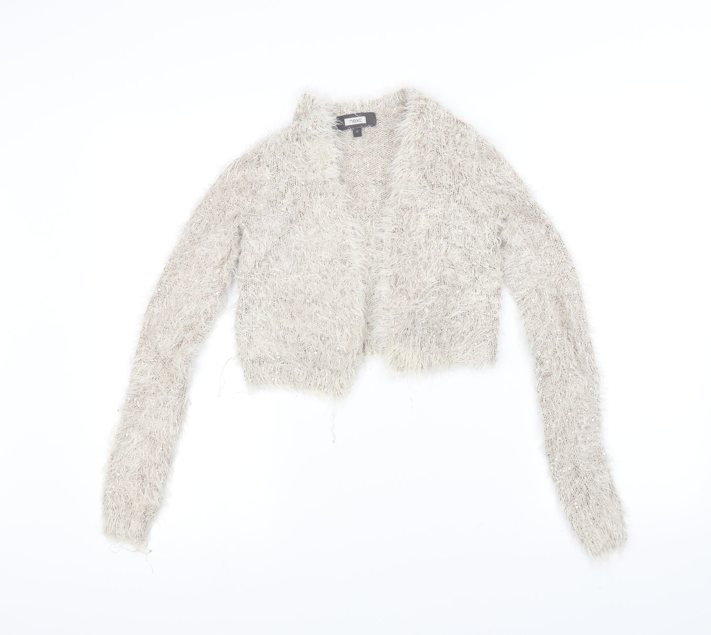 NEXT Womens White   Jacket Coatigan Size XS