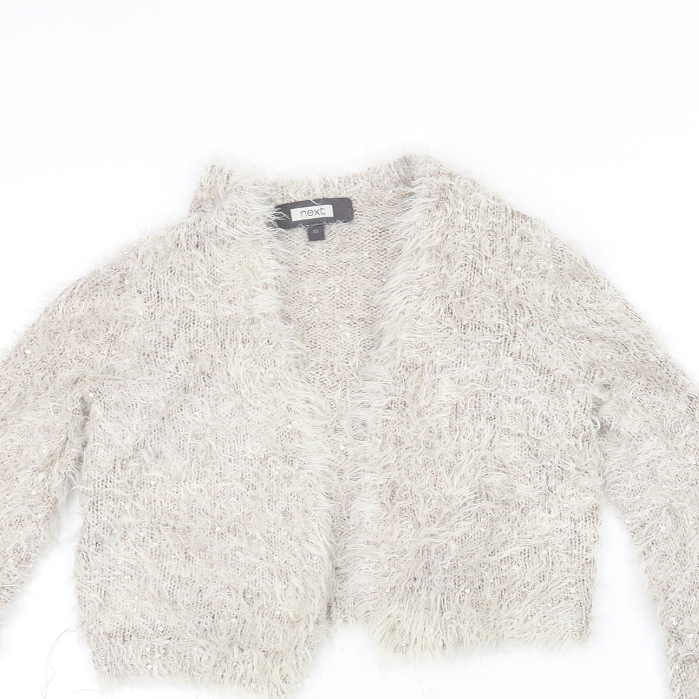 NEXT Womens White   Jacket Coatigan Size XS