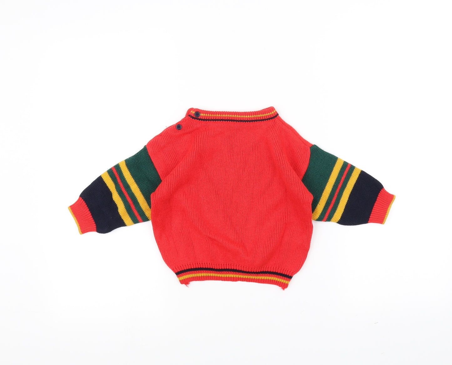 st michael Baby Red   Pullover Jumper Size 12-18 Months  - disney
