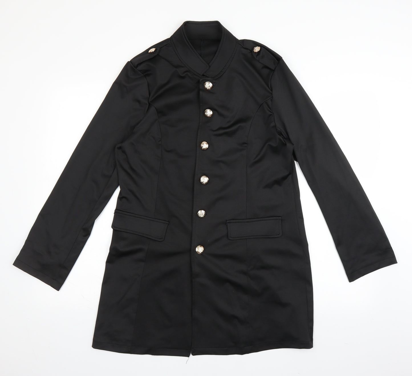 Preworn Womens Black   Pea Coat Coat Size XL