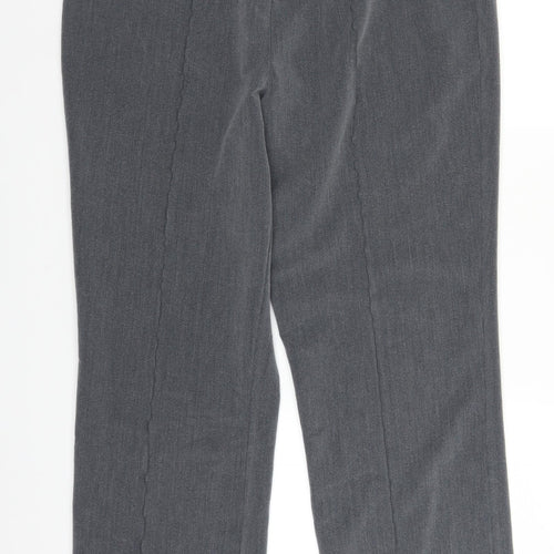 BM Womens Grey   Trousers  Size 16 L25 in