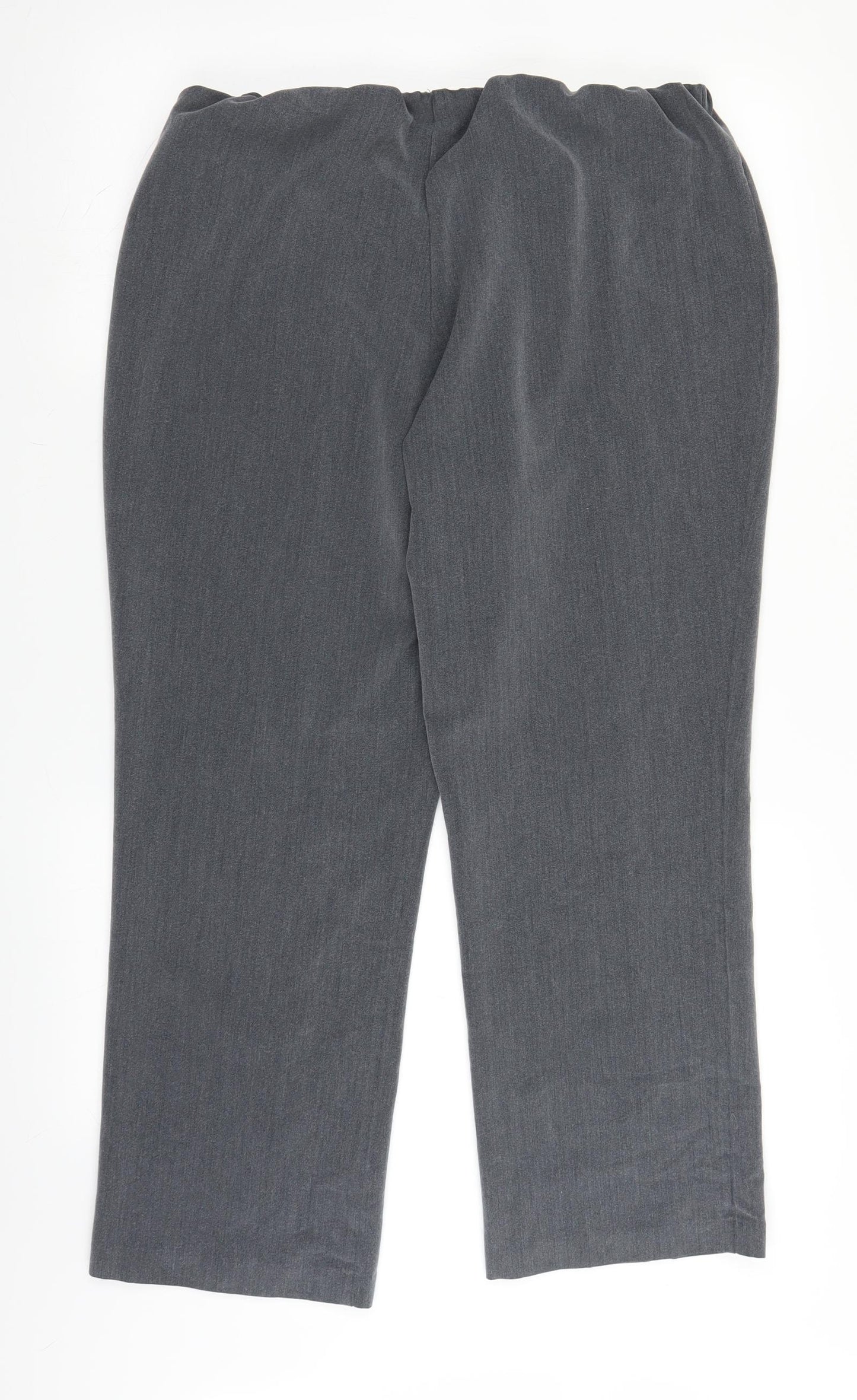 BM Womens Grey   Trousers  Size 16 L25 in