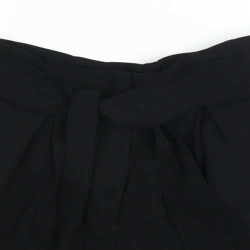 H&M Womens Black   Paperbag Shorts Size 42