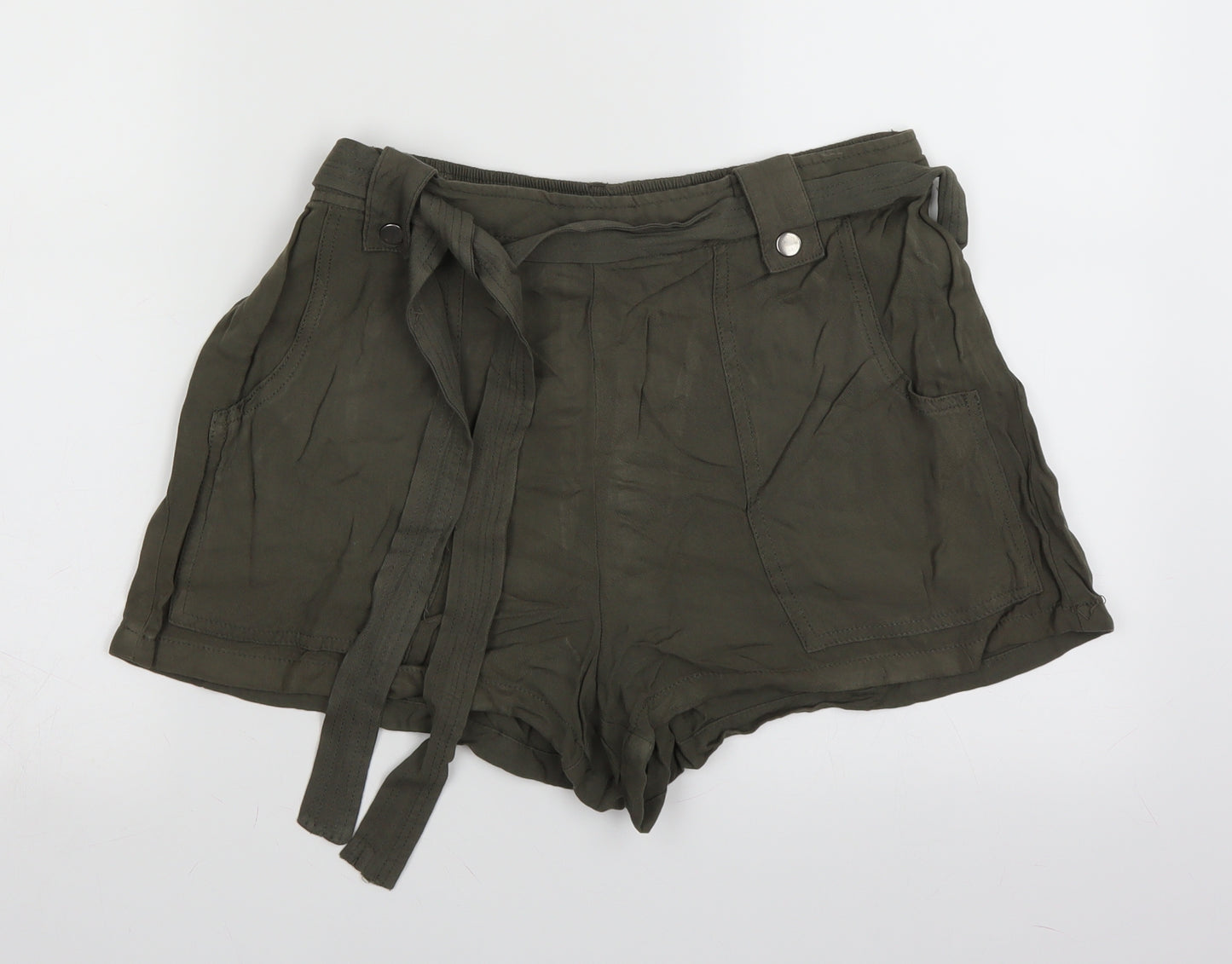 New Look Womens Green   Hot Pants Shorts Size 14
