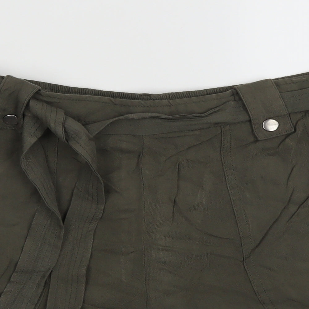 New Look Womens Green   Hot Pants Shorts Size 14