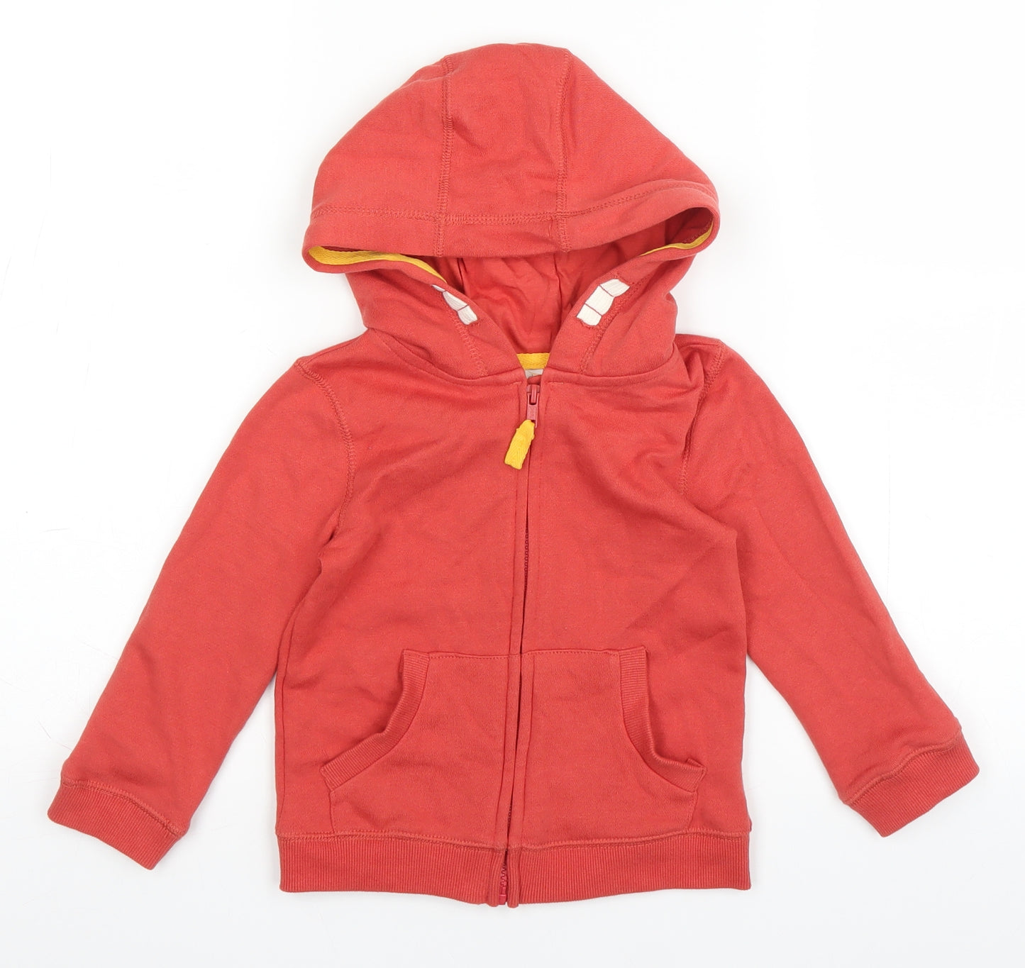 F&F Boys Red   Full Zip Hoodie Size 3-4 Years