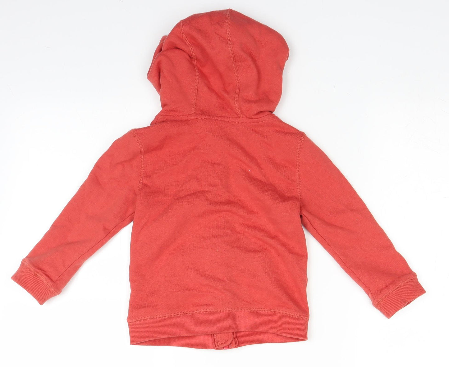 F&F Boys Red   Full Zip Hoodie Size 3-4 Years