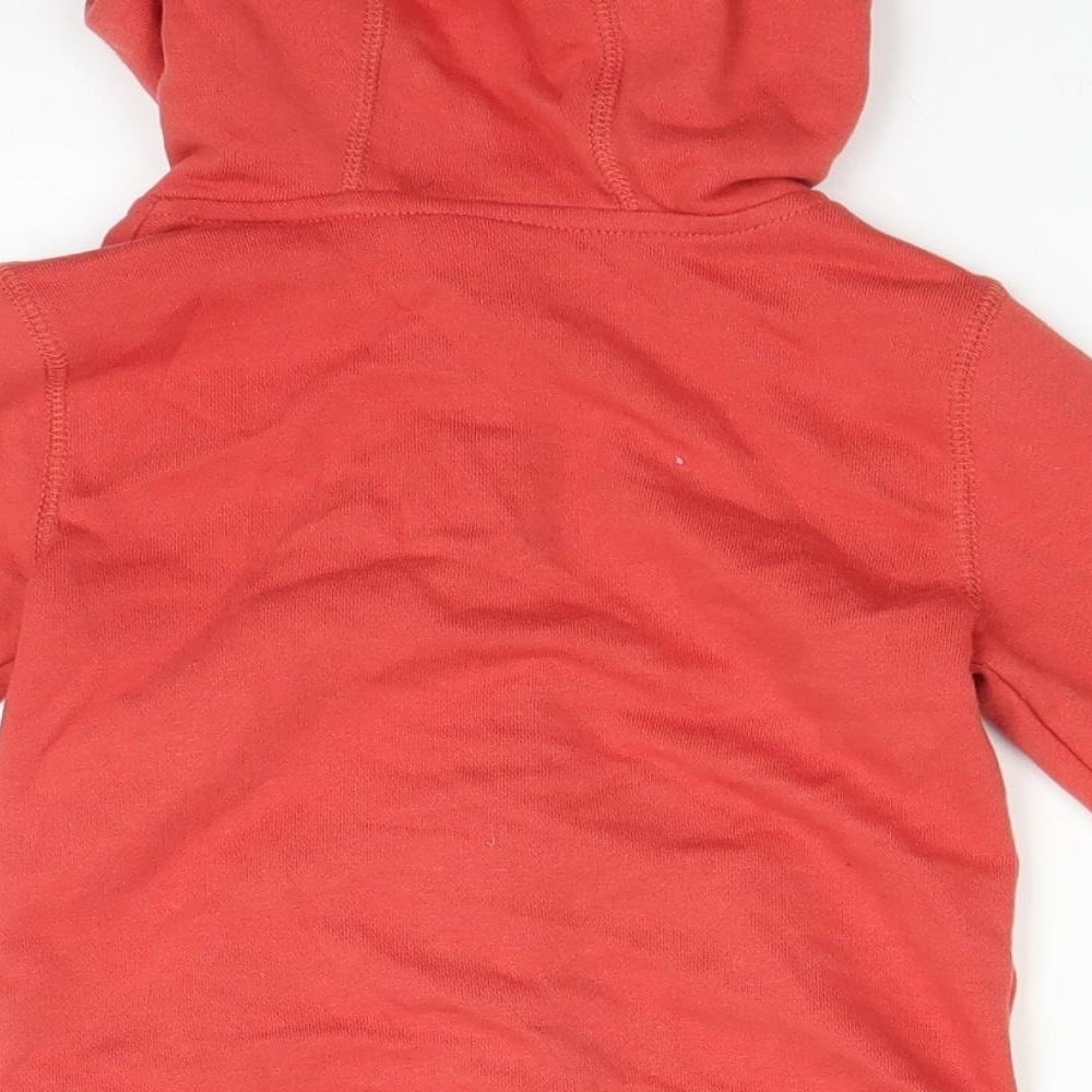 F&F Boys Red   Full Zip Hoodie Size 3-4 Years