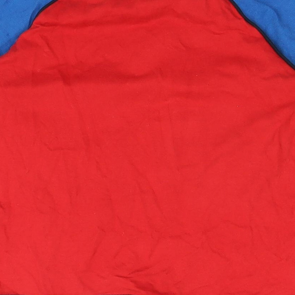 Disney Boys Red   Basic T-Shirt Size 5-6 Years