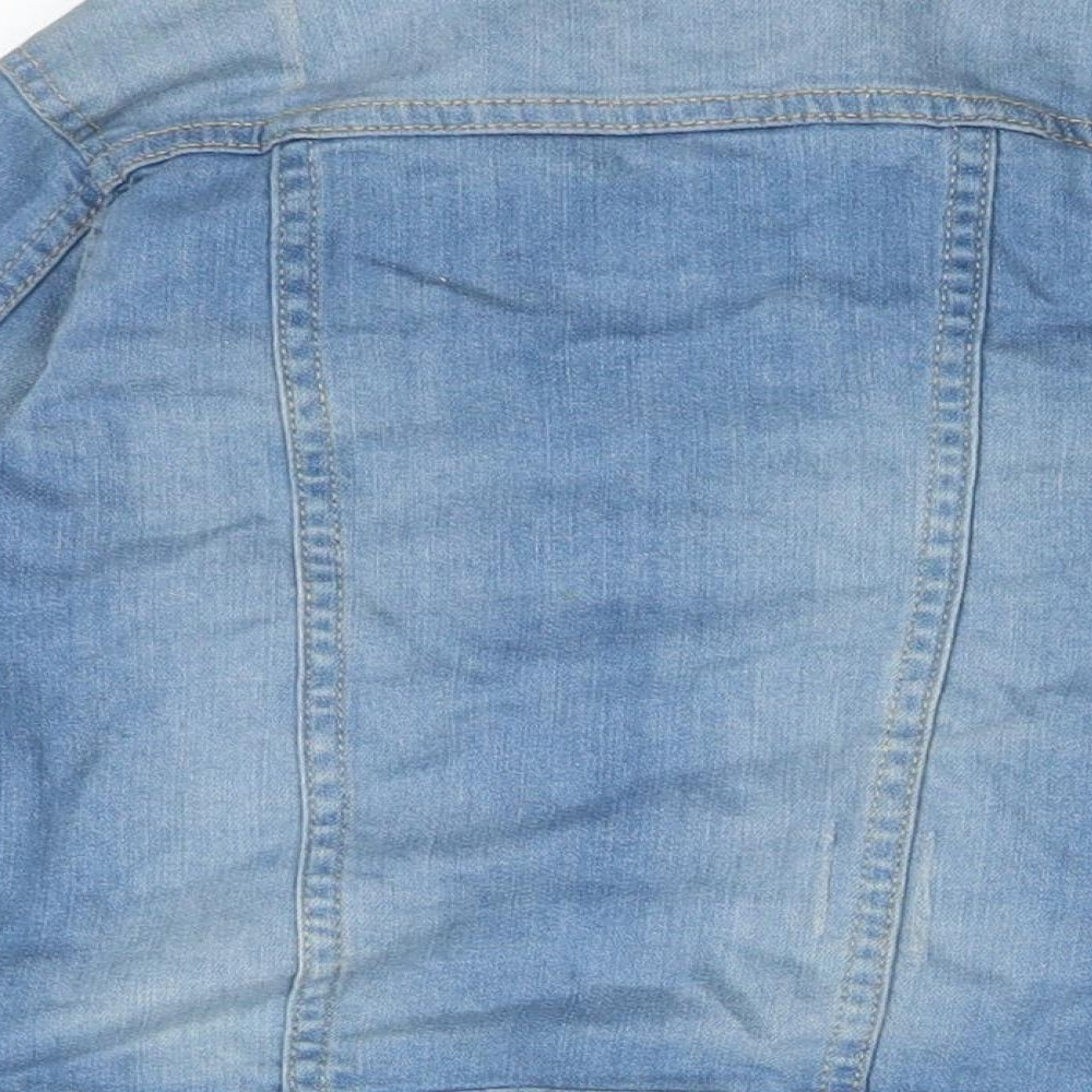 Minoti Girls Blue  Denim Jacket  Size 3-4 Years