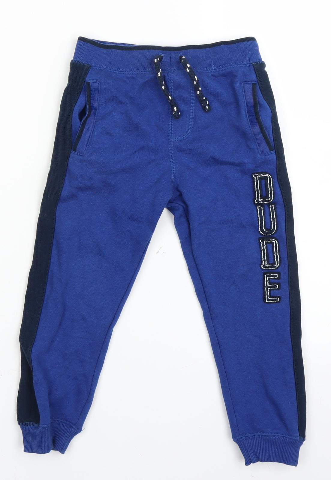 George Boys Blue   Sweatpants Trousers Size 3-4 Years