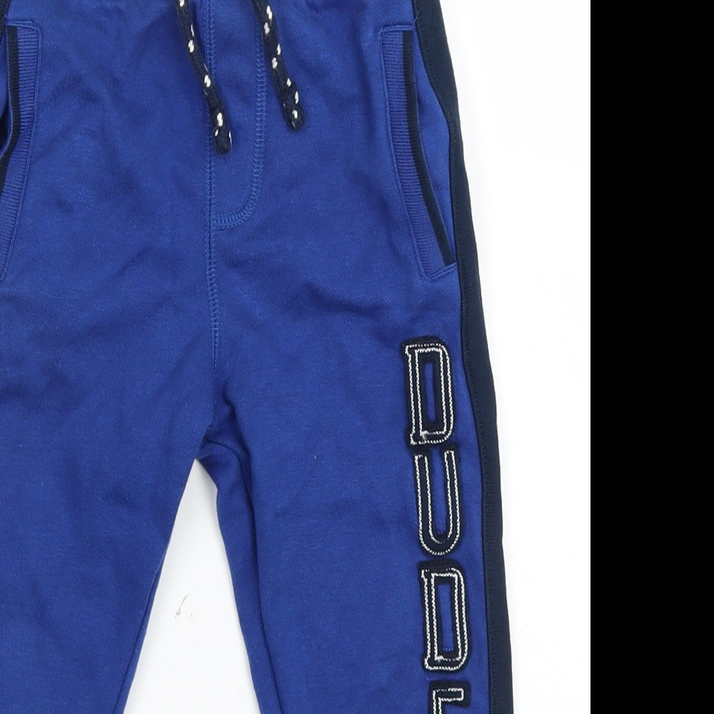 George Boys Blue   Sweatpants Trousers Size 3-4 Years