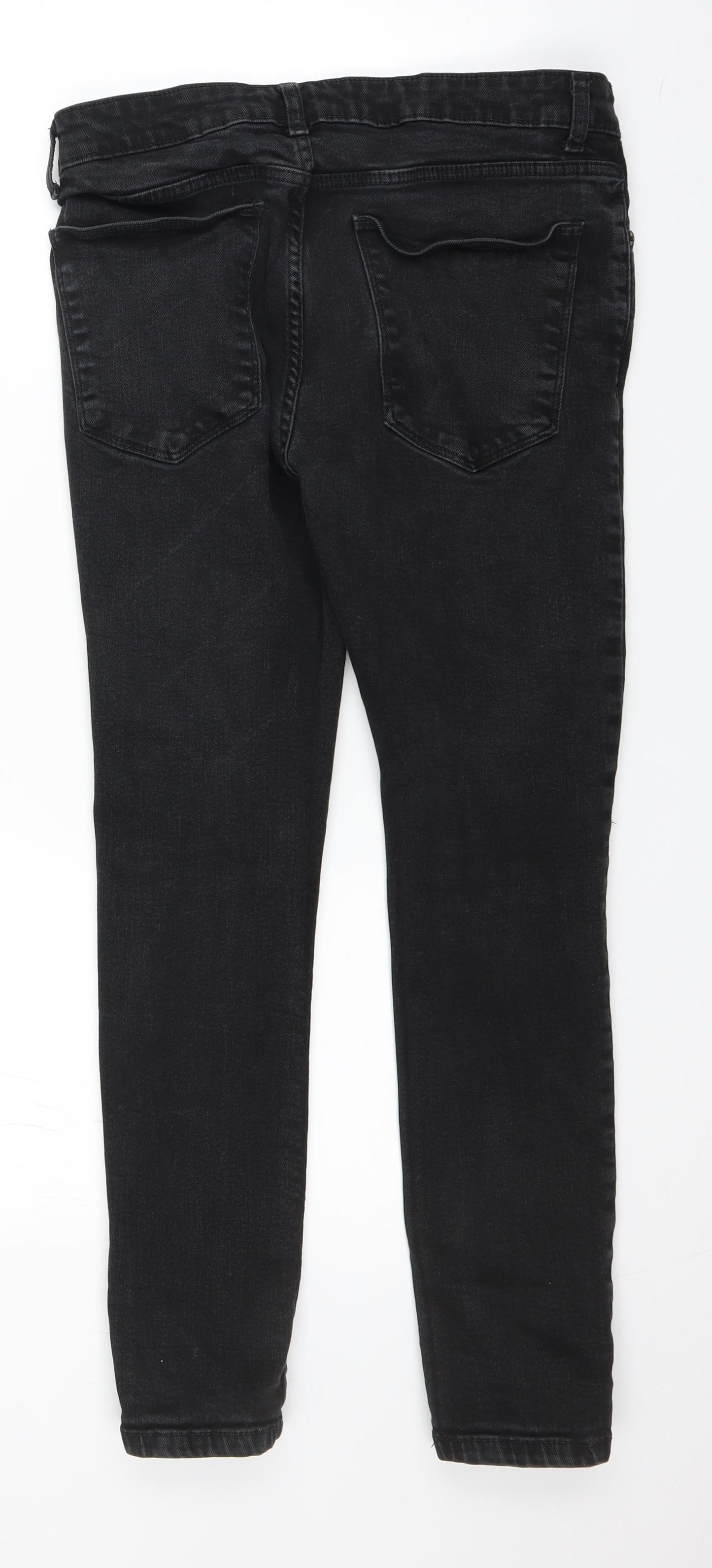 Very Mens Black  Denim Skinny Jeans Size 32 L27 in