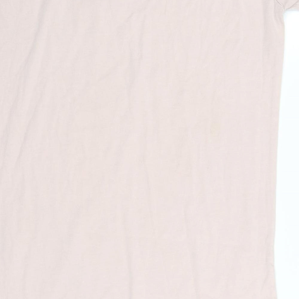 Megi Womens Pink   T-Shirt Dress  Size XL  - Feathers