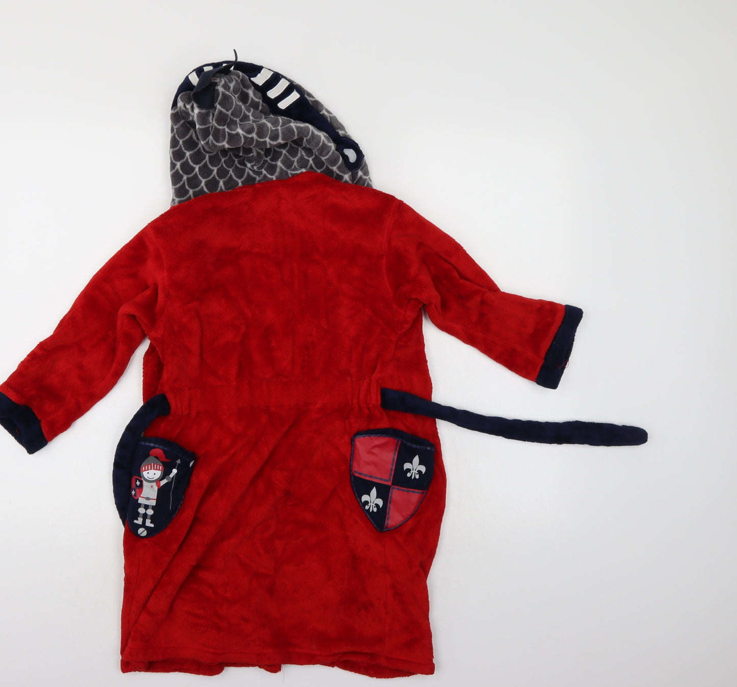 M&S Boys Red    Gown Size 5-6 Years