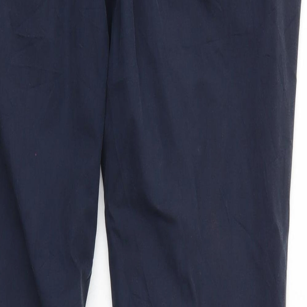 Dorothy Perkins Womens Blue   Chino Trousers Size 12 L27 in