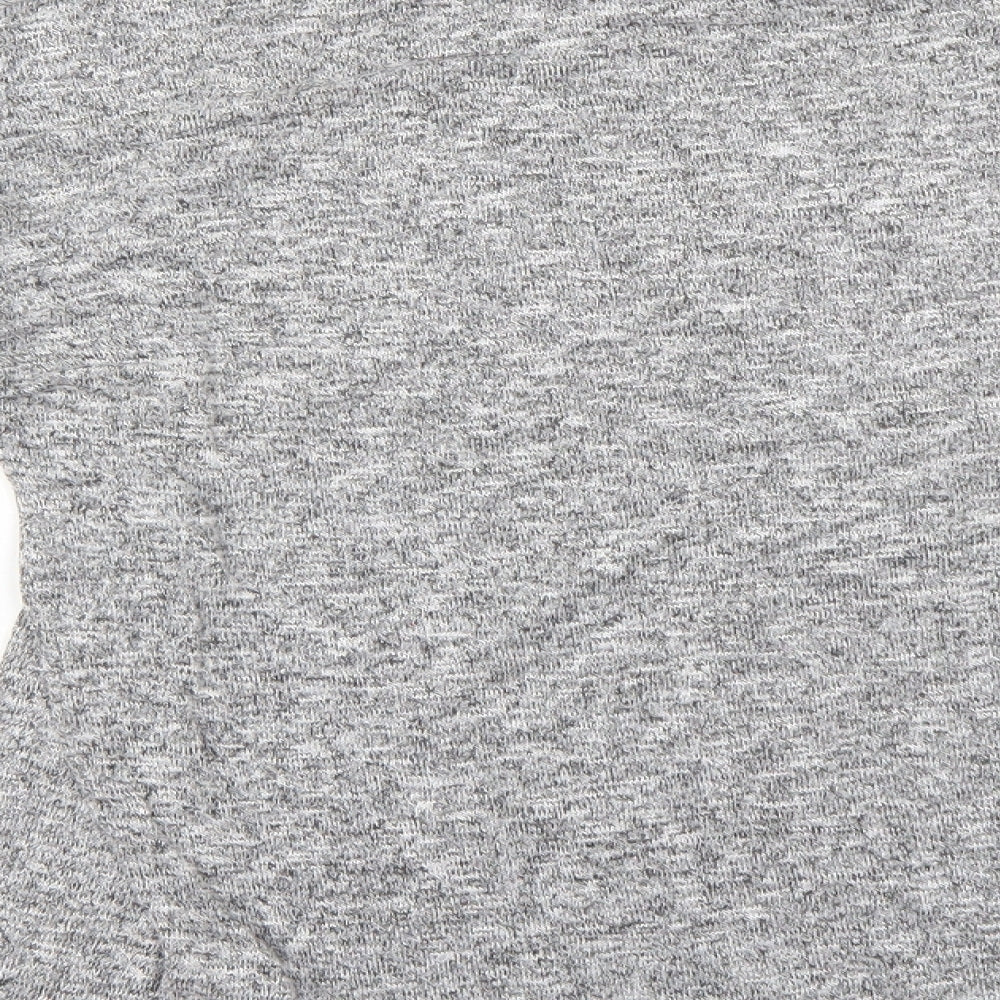 TU Womens Grey Floral  Pullover Jumper Size 12