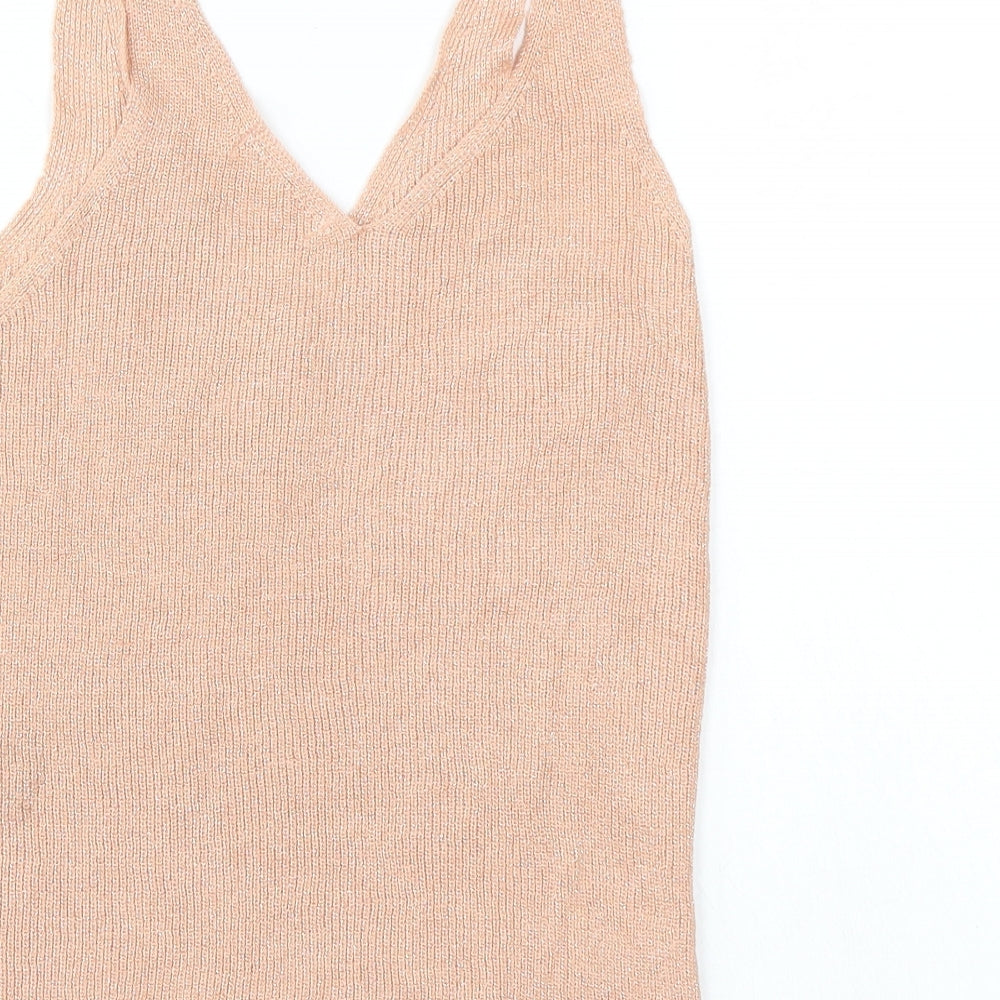 MNG Womens Pink   Basic Tank Size L