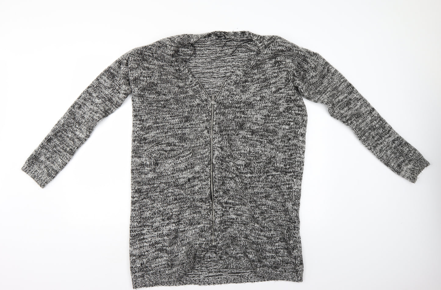 Divided Womens Grey   Cardigan Jumper Size M
