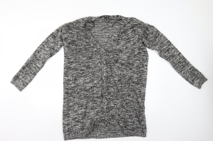Divided Womens Grey   Cardigan Jumper Size M