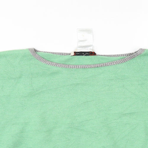 PAUL & JOE Womens Green   Pullover Jumper Size S