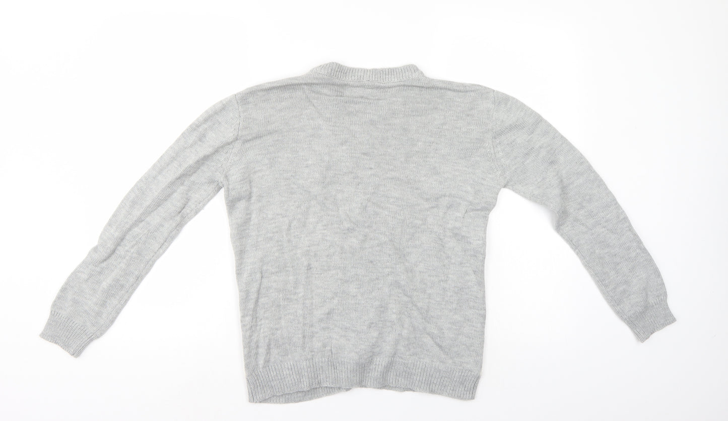 Atmosphere Womens Grey   Pullover Jumper Size XS  - Christmas jumper