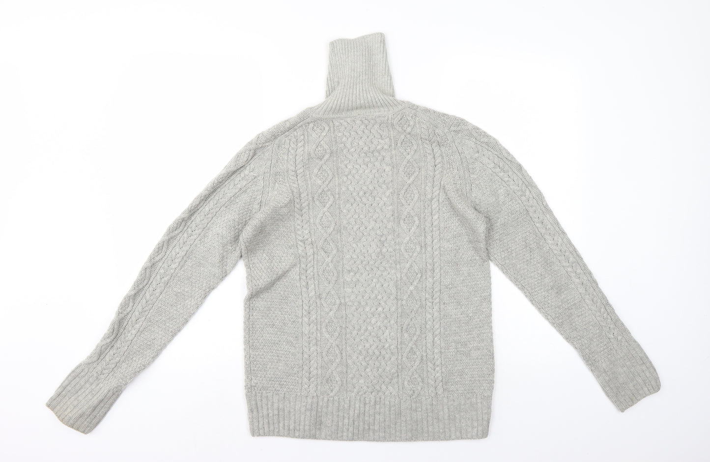 Preworn Mens Grey Argyle/Diamond  Pullover Jumper Size M