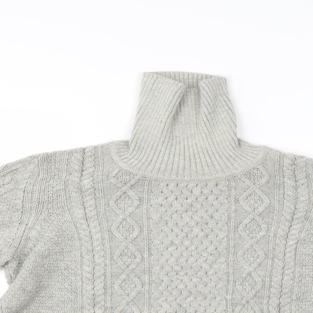 Preworn Mens Grey Argyle/Diamond  Pullover Jumper Size M