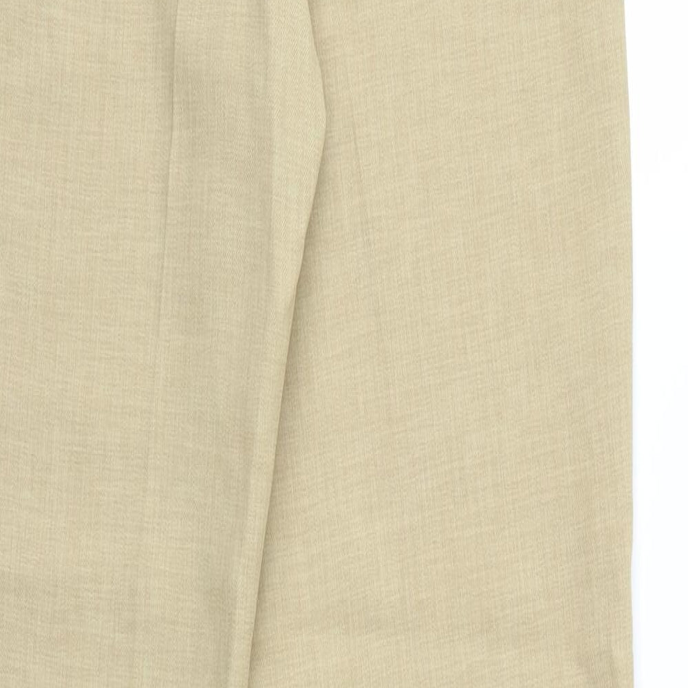 Preworn Womens Beige   Trousers  Size 12 L29 in