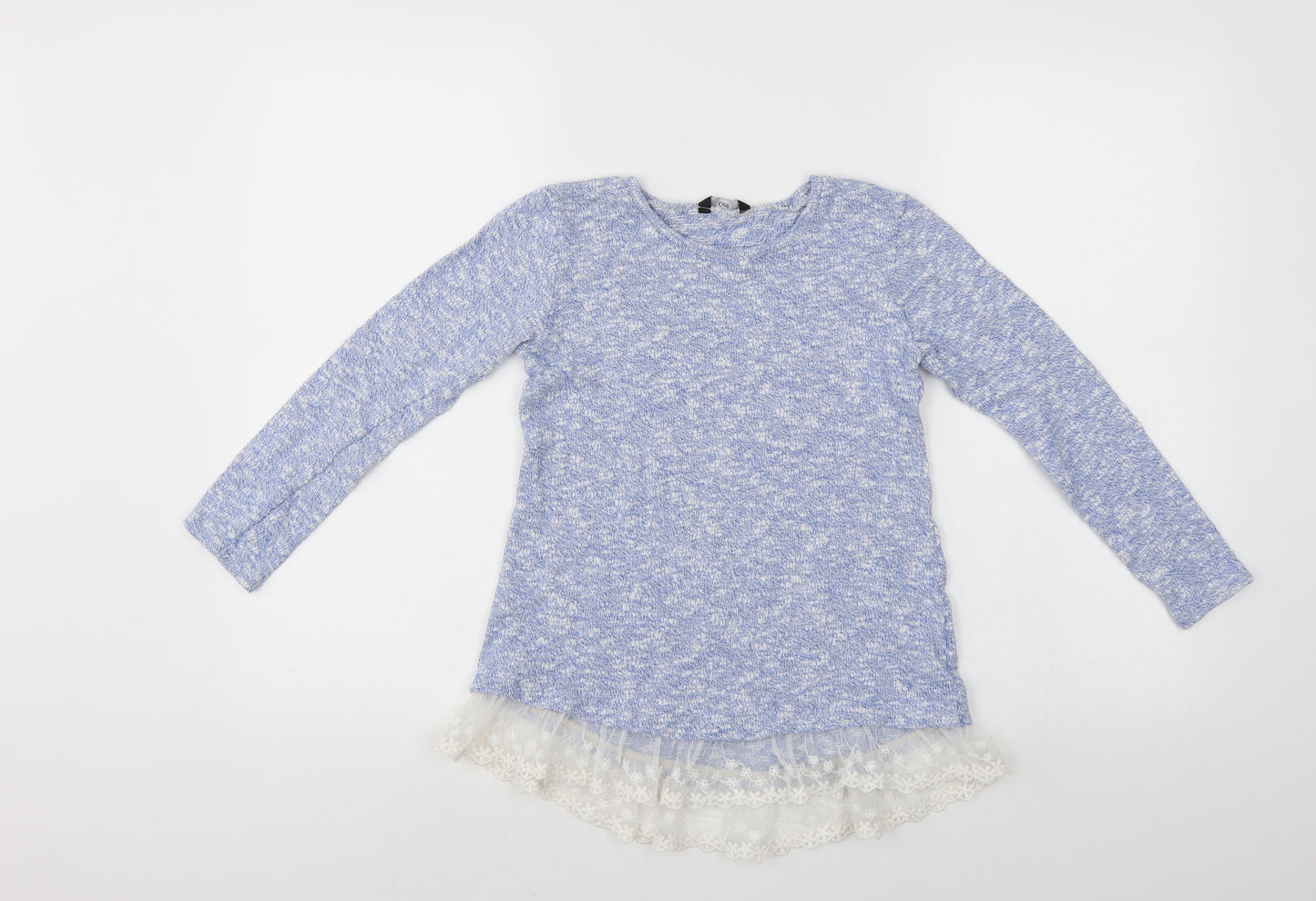 George Girls Blue   Tunic Blouse Size 10-11 Years