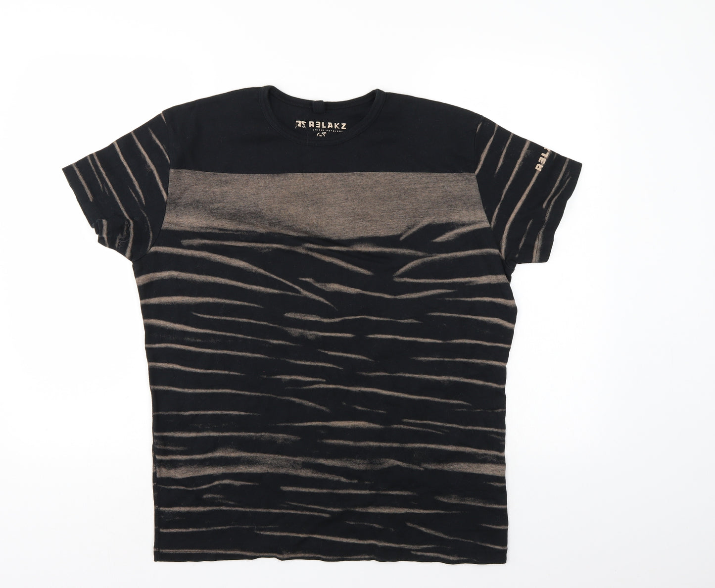 Relakz Mens Multicoloured    T-Shirt Size XL
