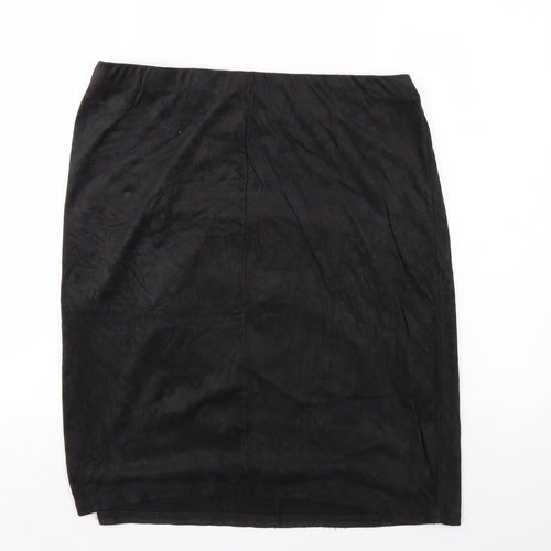 Preworn Womens Black   A-Line Skirt