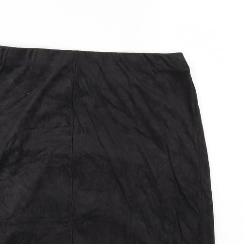 Preworn Womens Black   A-Line Skirt