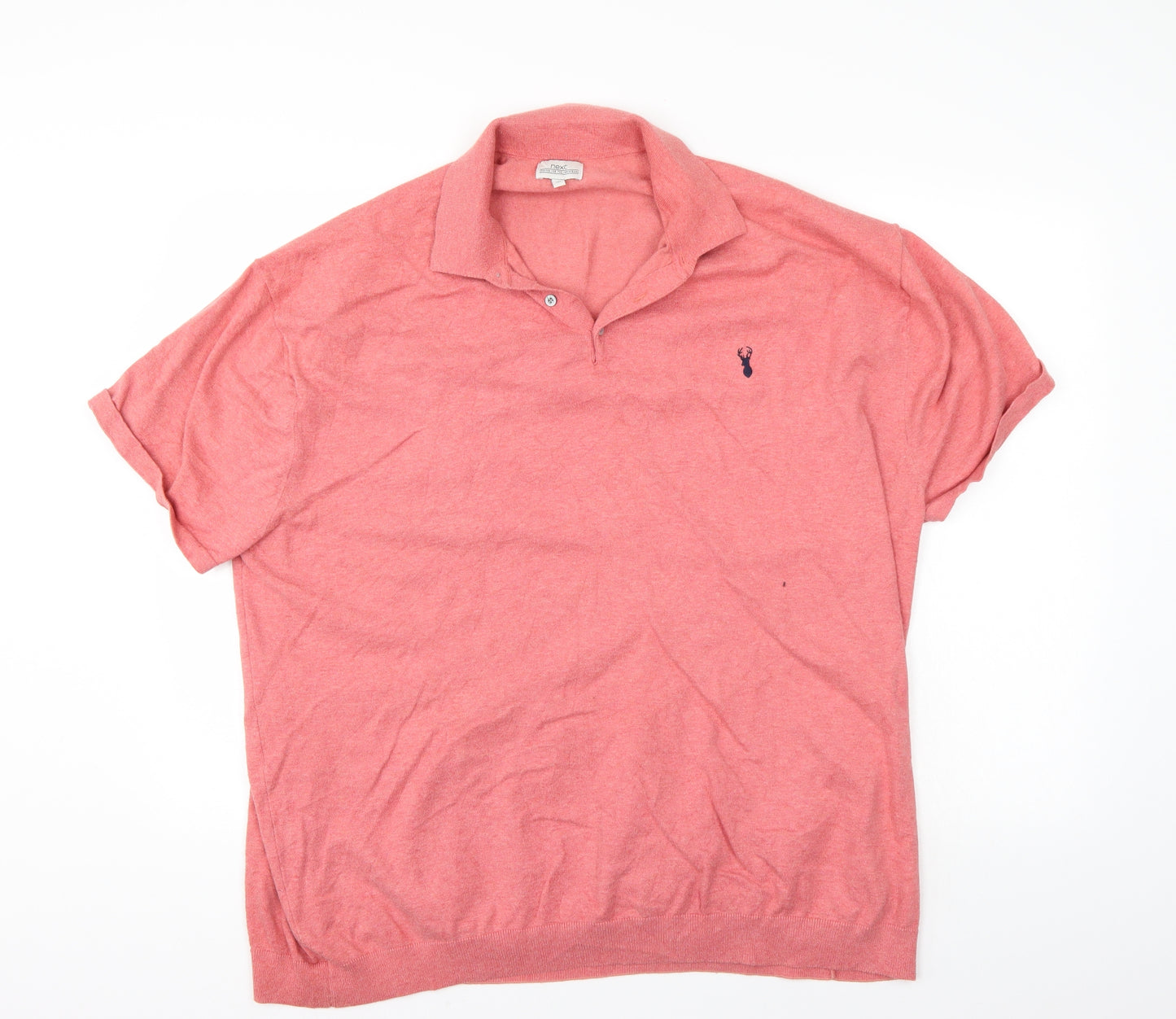 NEXT Mens Pink    Polo Size 3XL