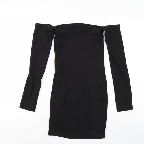 Pretty little thing Womens Black   Bodycon  Size 8