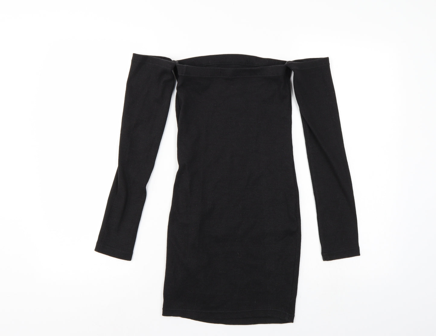 Pretty little thing Womens Black   Bodycon  Size 8