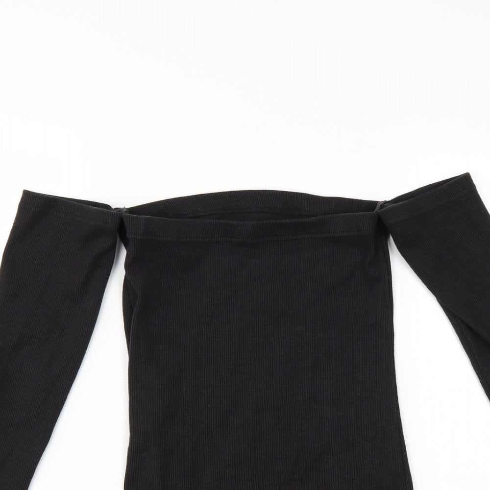Pretty little thing Womens Black   Bodycon  Size 8