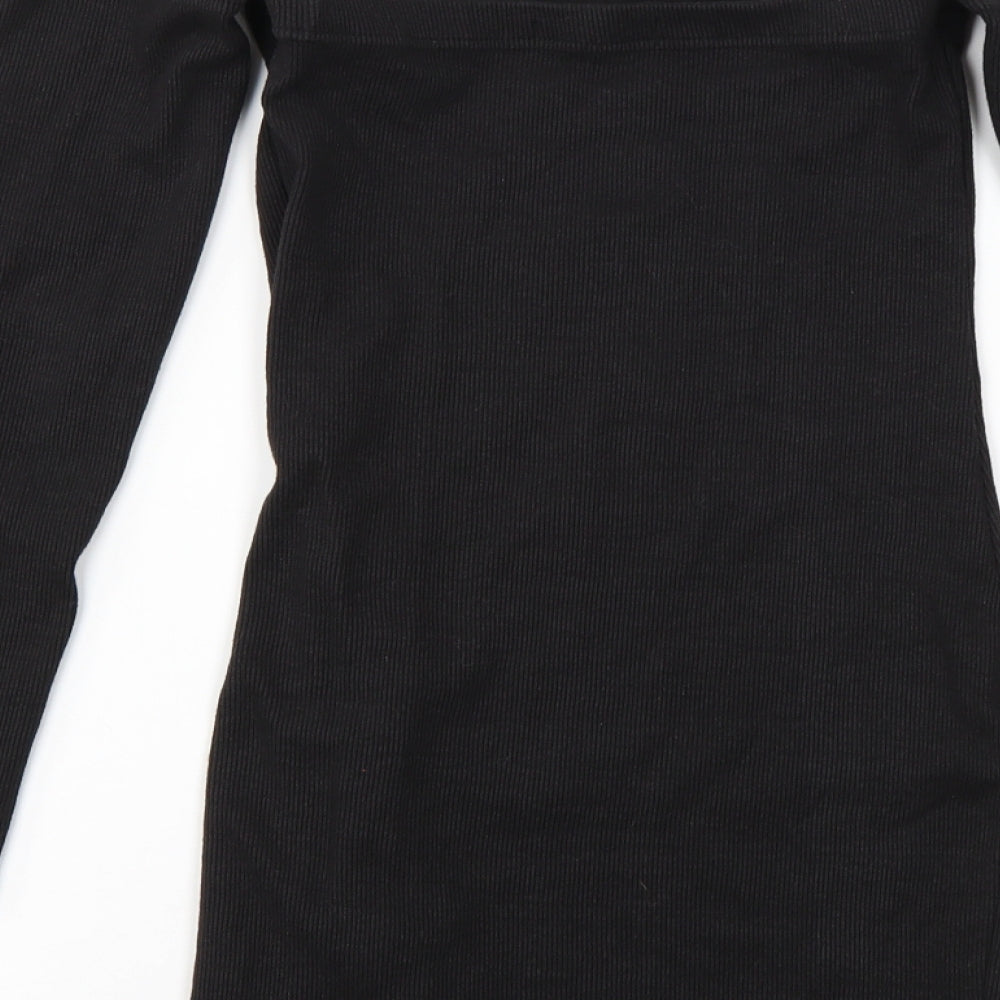 Pretty little thing Womens Black   Bodycon  Size 8
