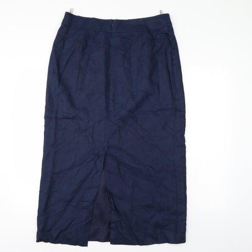 EAST Womens Blue   A-Line Skirt Size 16