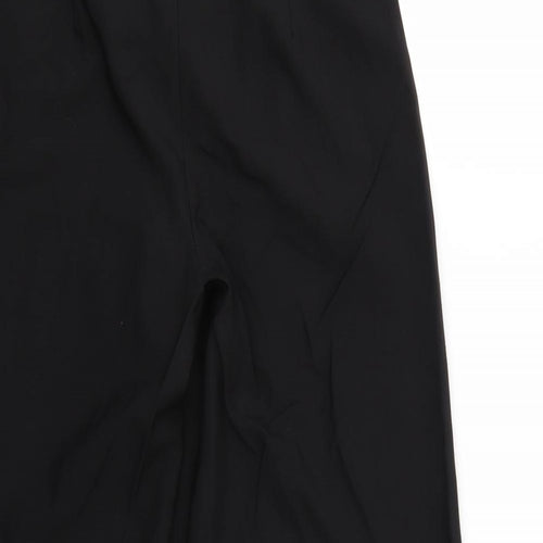 Zara Womens Black   Cropped Trousers Size XS L20 in