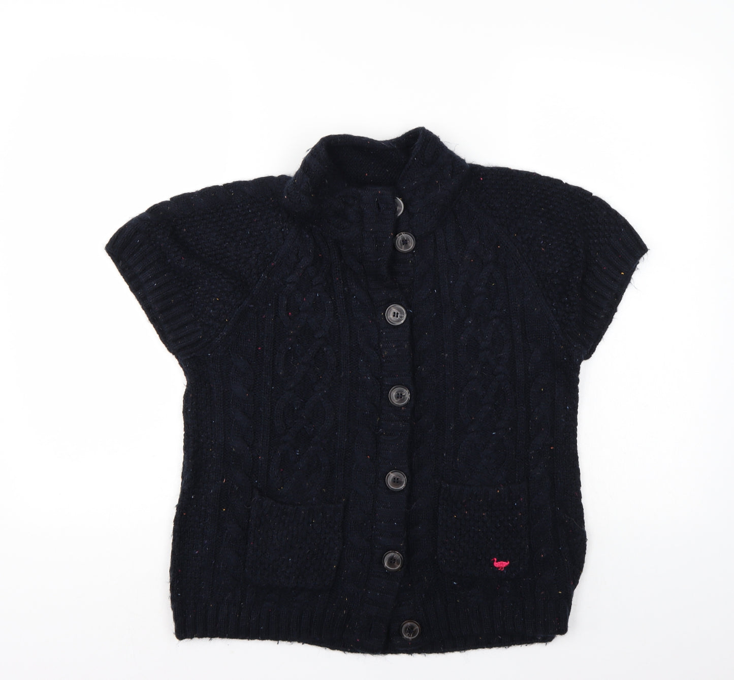 country rose Womens Blue Argyle/Diamond  Cardigan Jumper