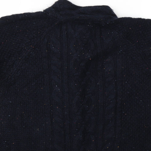 country rose Womens Blue Argyle/Diamond  Cardigan Jumper