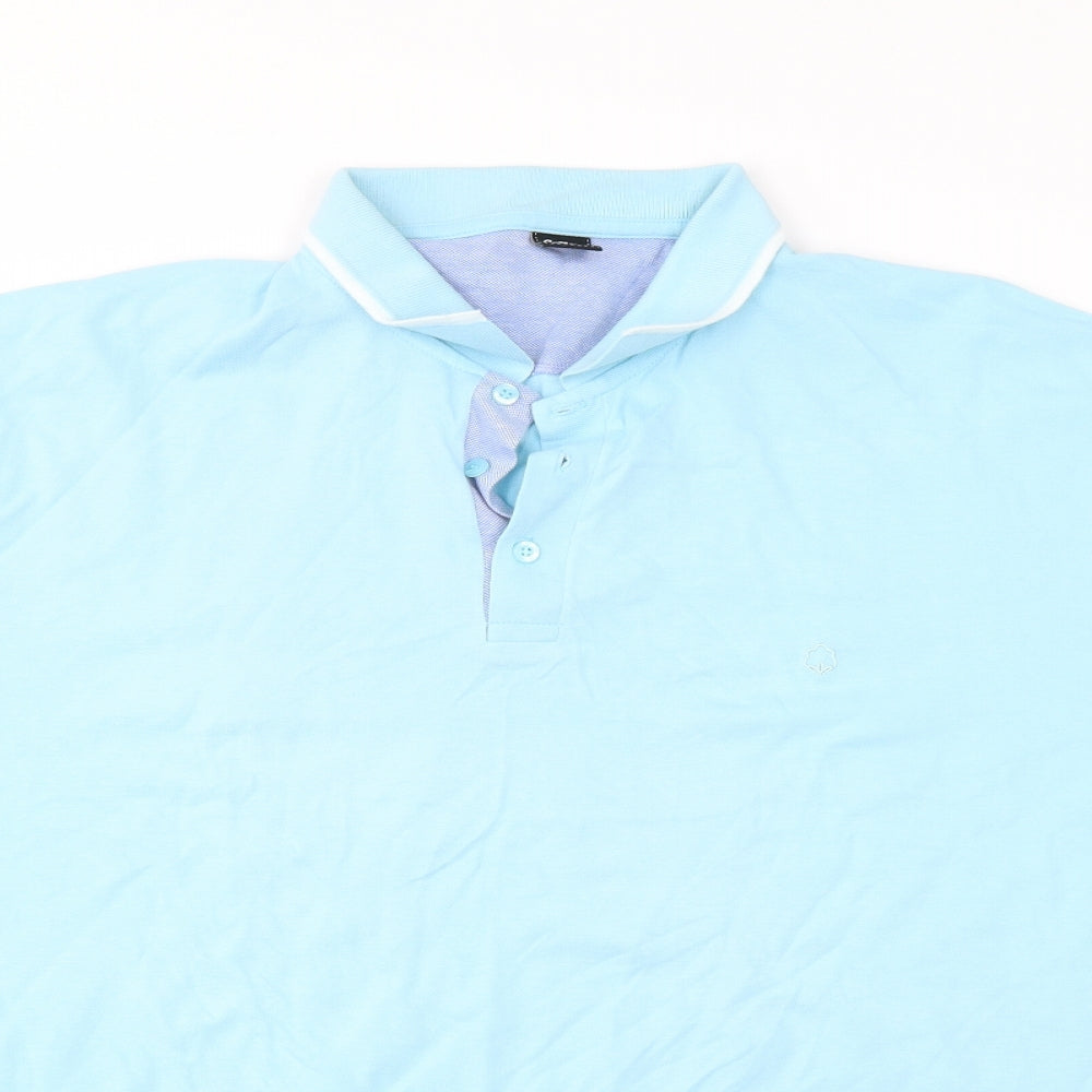 Cotton Traders Mens Blue    Polo Size 3XL